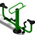 ТС-242. Велосипед для двоих.Тренажер предназначен для одного или двоих пользователей одновременно для тренировки и укрепления мышц ног.